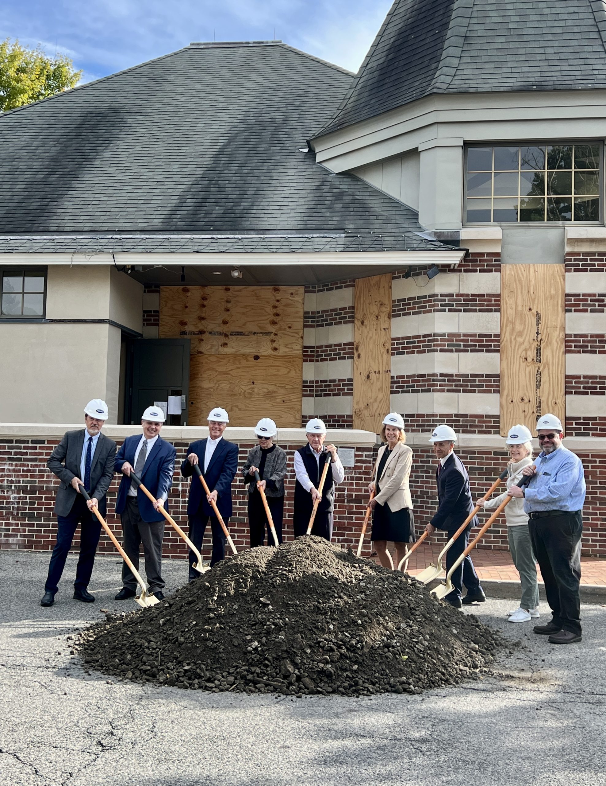 Cos Cob Library Renovation Groundbreaking