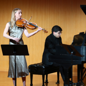 Friends Performing music together