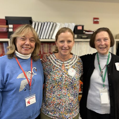 Three people together