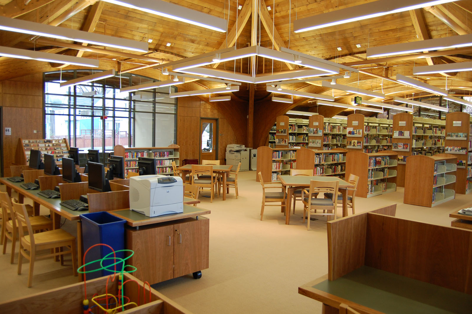 Interior Byram Shubert Library